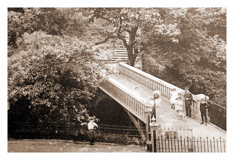 Dingle Bridge, Alexandra Park, Penarth.