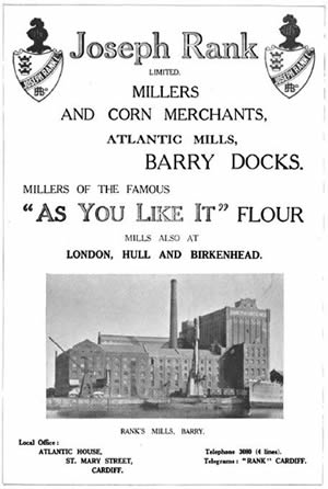 Atlantic Mills, No. 2 Dock, Barry.