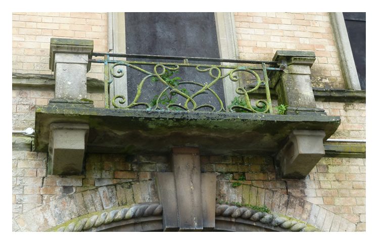 The fine architectural detail of the Mercantile Marine Office Building at Penarth Dock