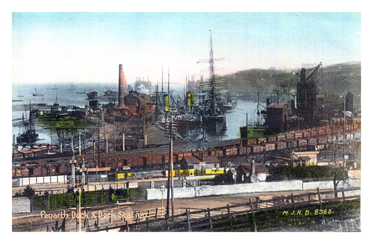 Penarth Dock & Dock Station.