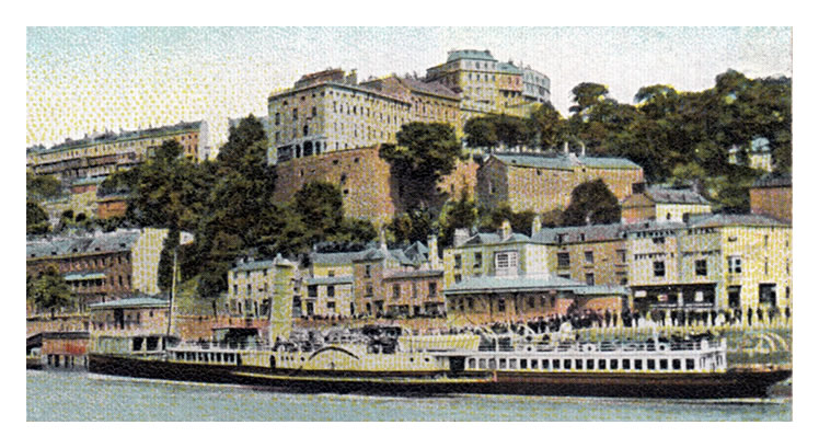 Clifton, Suspension Bridge & Pleasure Steamer.