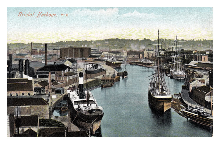 Bristol Harbour c.1905.