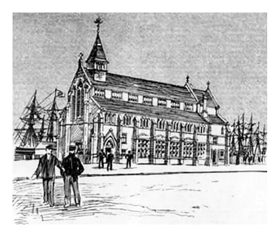 The New Church and Institute of the Mission to Seamen, opened at Cardiff yesterday by the Bishop of Llandaff.