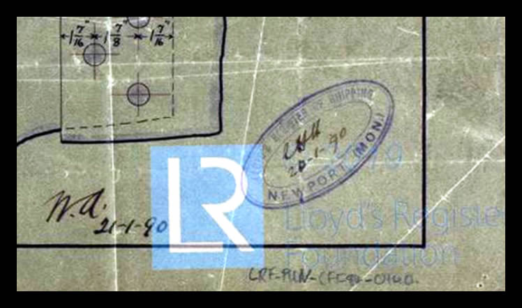 s.s. 'Aira Force' - A Riveting Plan for Marine Boilers for the Penarth Shipbuilding Co.
