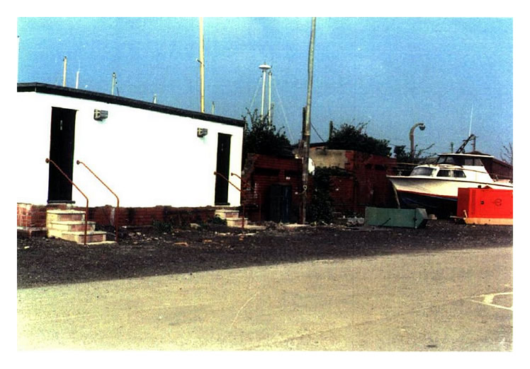 Plate 3/28 - Remains of brickwork protection structure above Subway before it passes beneath ground level.