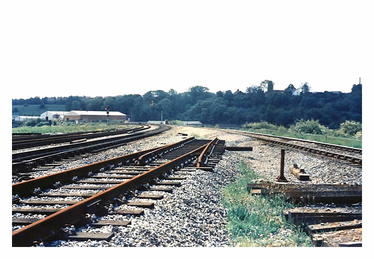 1966 - Looking back toward the entrance to Llandough Sidings.