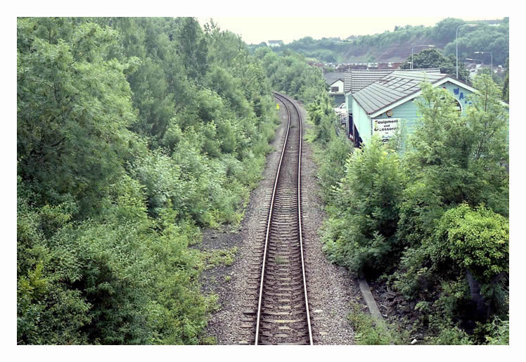 2006 - Access Road overbridge adjacent to Cogan Junction & the former Penarth Dock station.