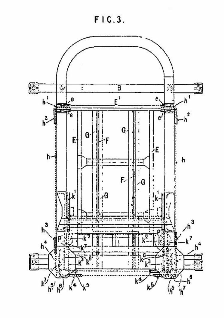 Figure 3 a top plan of a portable staith or tip.