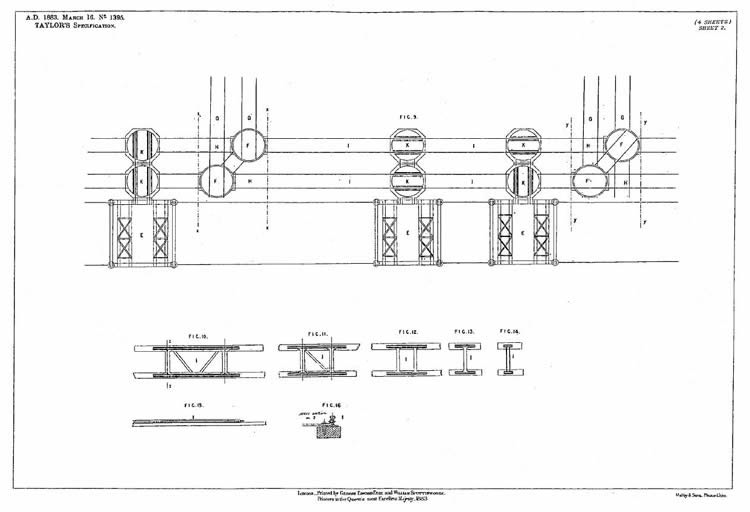 1883 - GEORGE TAYLOR of Penarth in the County of Glamorgan "IMPROVEMENTS IN APPARATUS FOR TRANSFERRING, RAISING, AND TILTING RAILWAY COAL WAGGONS AND TRANSFERRING COAL THEBEFROM FOR THE PURPOSE OF LOADING VESSELS." - Accompanying Drawings - Figures 1 to 24.
