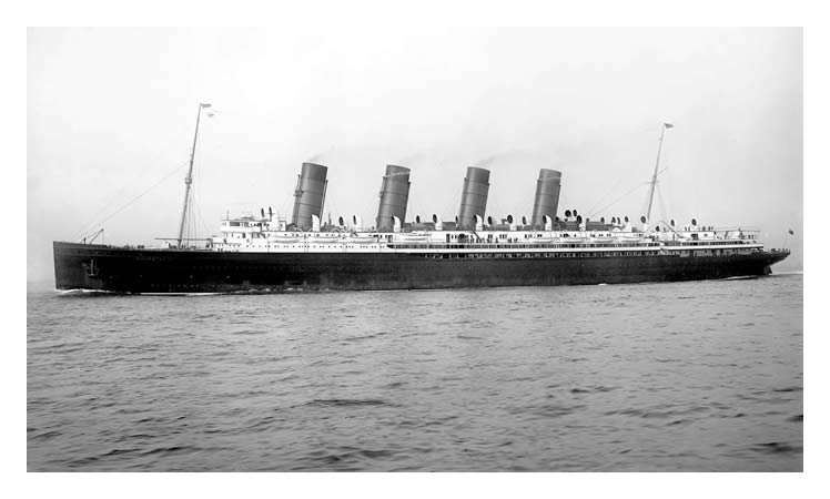 s.s. 'Mauretania' built in 1907 at Swan, Hunter & Wigham Richardson Limited and registered at the Port of Liverpool was of 31,938 gross register tons.