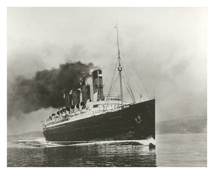 s.s. 'Mauretania' built in 1907 at Swan, Hunter & Wigham Richardson Limited and registered at the Port of Liverpool was of 31,938 gross register tons.