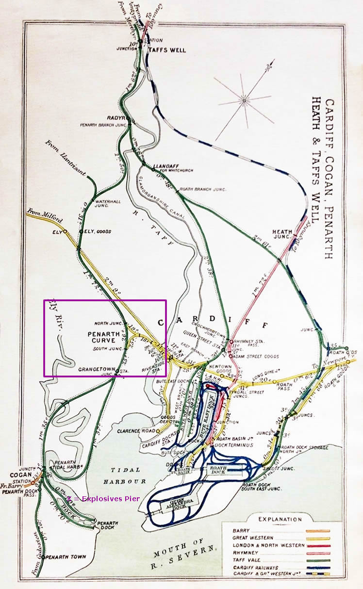 The Railways of South Wales c.1905.