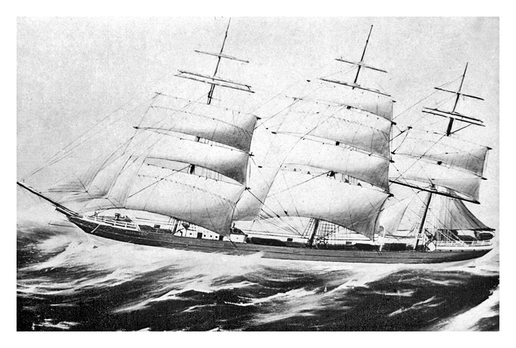 s.v. 'Buckhurst' at sea.