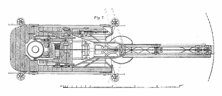 Figure 2 - Dunbar and Ruston's Steam Navvy -&nbsp;Plan View. 