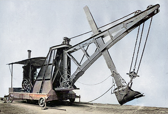 Dunbar & Ruston's Patent Steam Navvy.