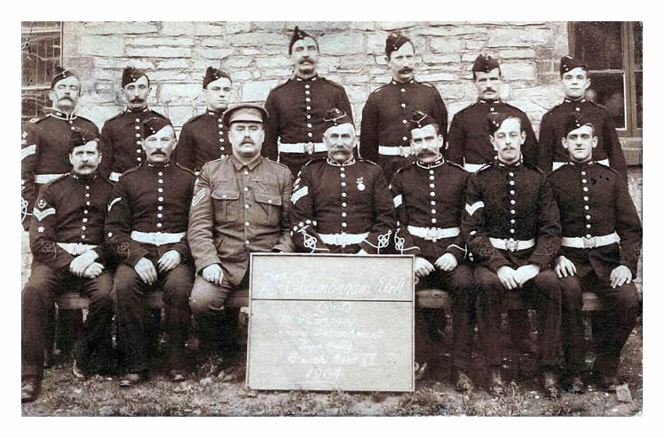1904 - The 2nd Glamorgan R.G.A. - (No. 9) - No. 9 Company - Gunnery Detachment - 6-inch Mark VII.