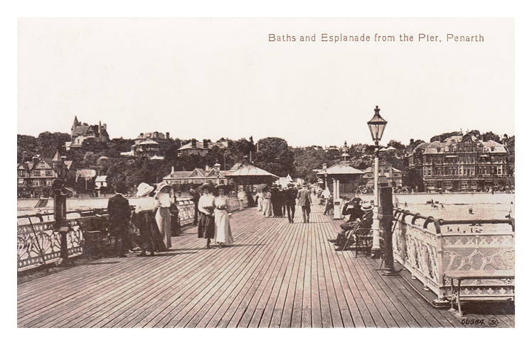 Baths and Esplanade from the Pier, Penarth