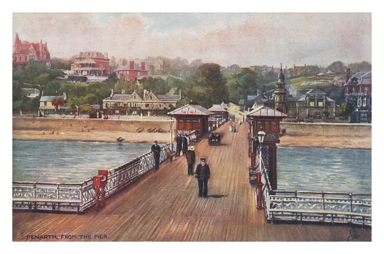Penarth from the Pier .