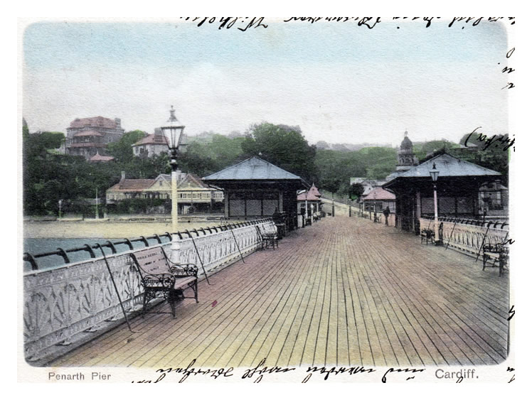 Penarth Pier, Cardiff.