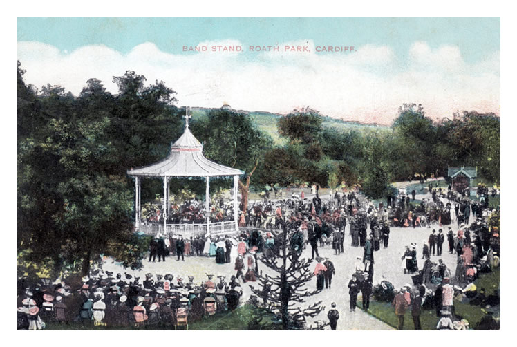 Bandstand, Roath Park, Cardiff.