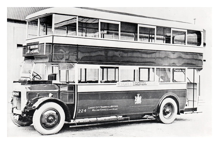 1929 - Dennis 46 Seat Double Deck Bus.