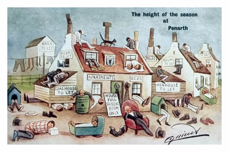 The Height of the Season at Penarth.