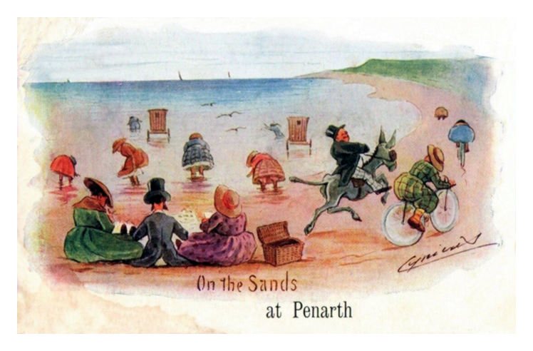 On the Sands at Penarth.
