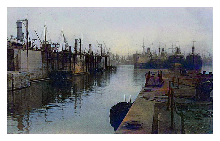 Cardiff, The Docks.