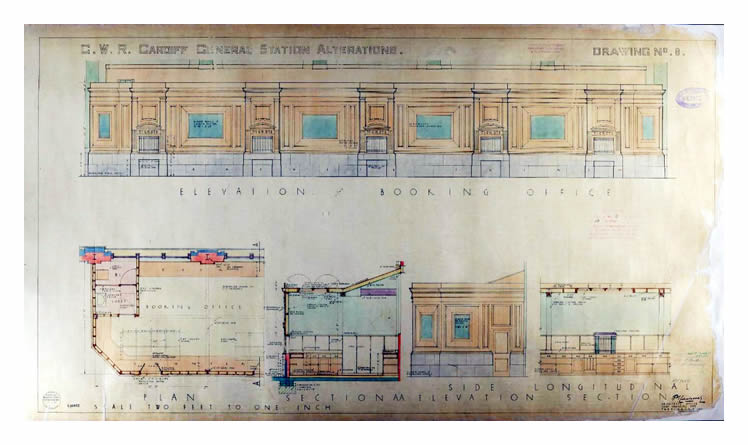 1933 - G.W.R. Cardiff General Station Alterations.