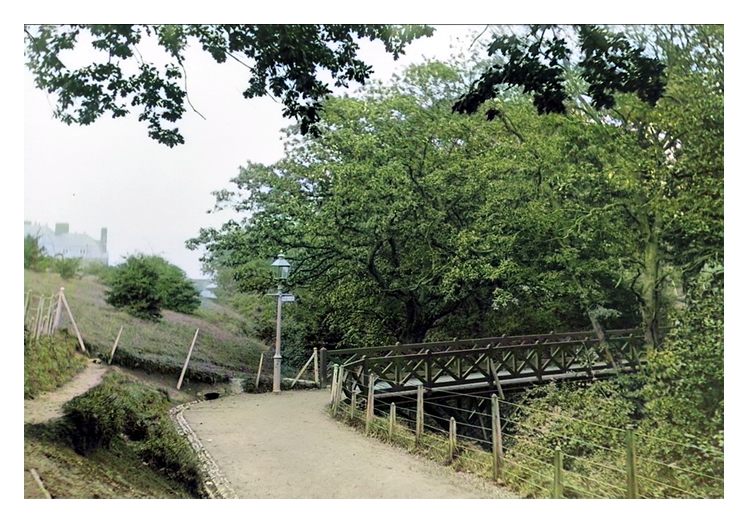The Dingle Bridge, Alexandra Park, Penarth.