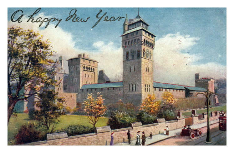 Cardiff Castle - A Happy New Year.