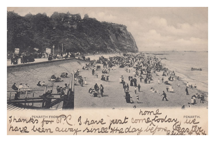Penarth from Pier - Penarth c.1908.