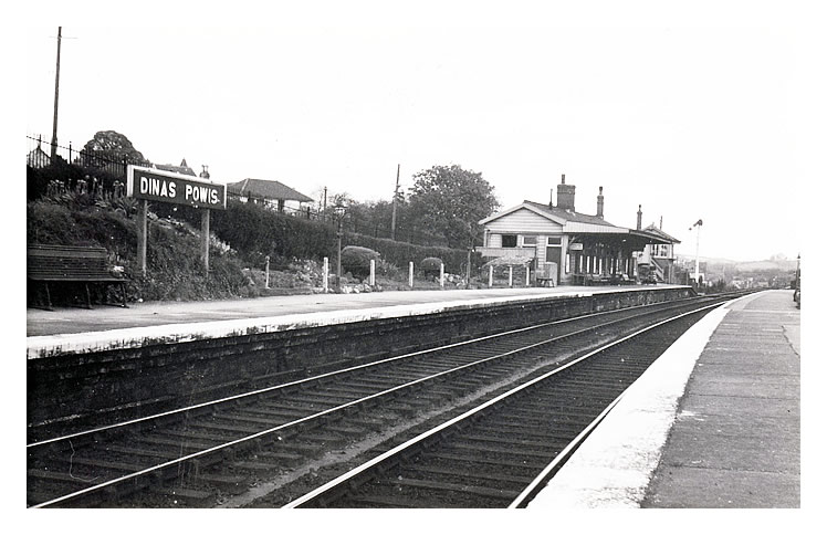 1950 - Dinas Powis Station - complete with signal box!