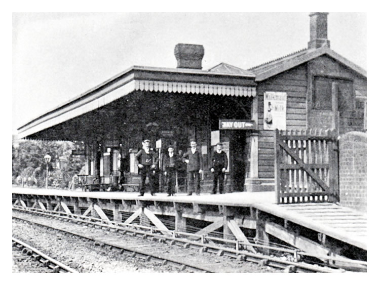 Dinas Powis Railway Station Staff.