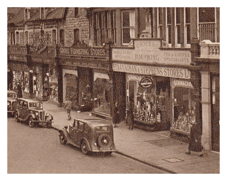 Windsor Road, Penarth - Stranaghan & Stephens Limited were prominent wholesale and retail grocers etc.
