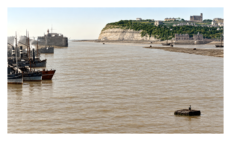 1890's - Penarth From Bute Docks.