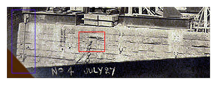 July 1927 - No. 4 - hydraulic coal hoist under construction at Penarth Dock.