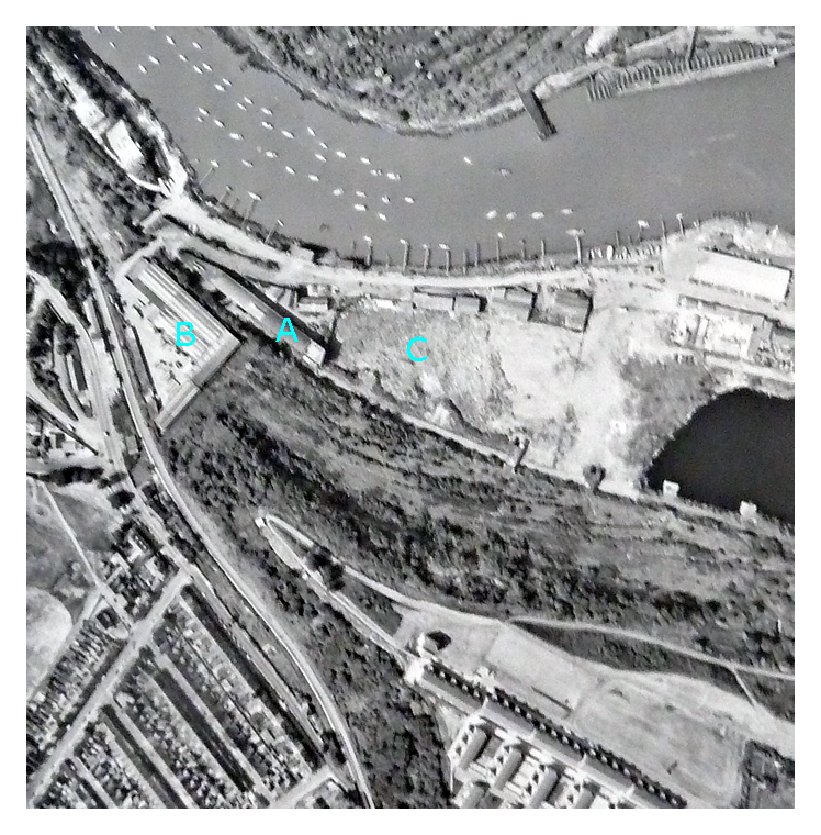 29th June 1981 - Image No. 139 - A panoramic view from Penarth Road, to tip number 6 of Penarth Dock.