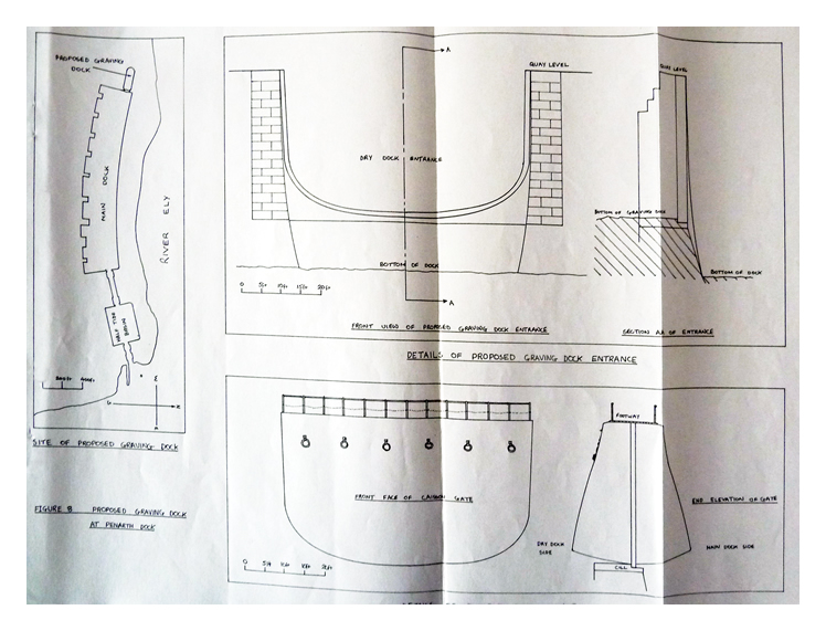 Figure 8 - Proposed graving dock at Penarth Dock. 