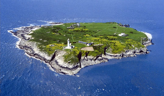 Flat Holm - [Ynys Echni] - An image credited to the Cardiff Council Flat Holm Project.