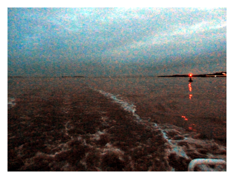 The Return - as the light fades we return to the barrage.