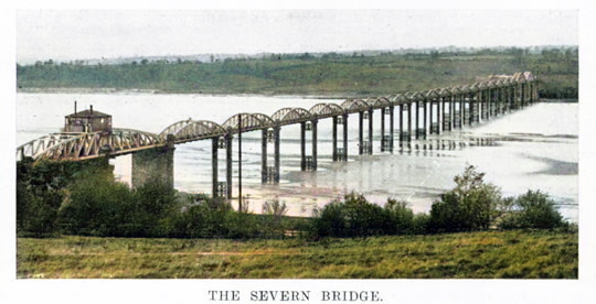 The Severn Bridge.