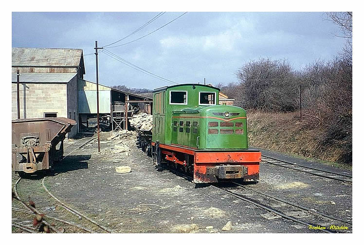 One of the Fowler engines at the Penarth Cement Company during April 1963.