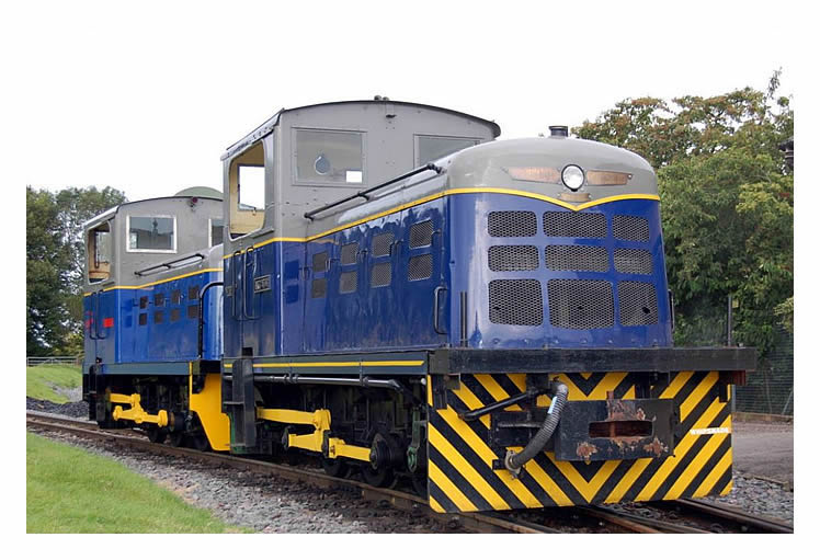 'Victor' and 'Hector' at the Whipsnade Zoo Railway.