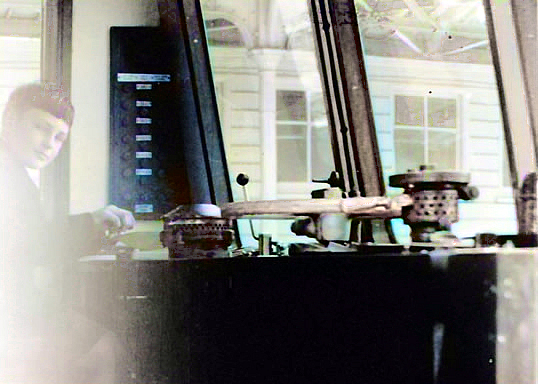 Me in the driver's cab of a DMU in 1960! The 10:15 a.m. from Dinas Powys at Cardiff General, about to depart for Treherbert or Merthyr via Pontypridd and all stations between. 